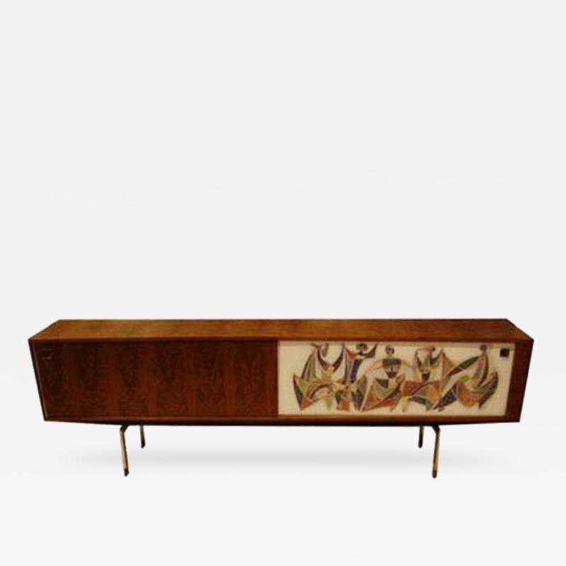 Alfred Hendrickx A Long Modernist Sideboard in Oak by Alfred Hendrickx