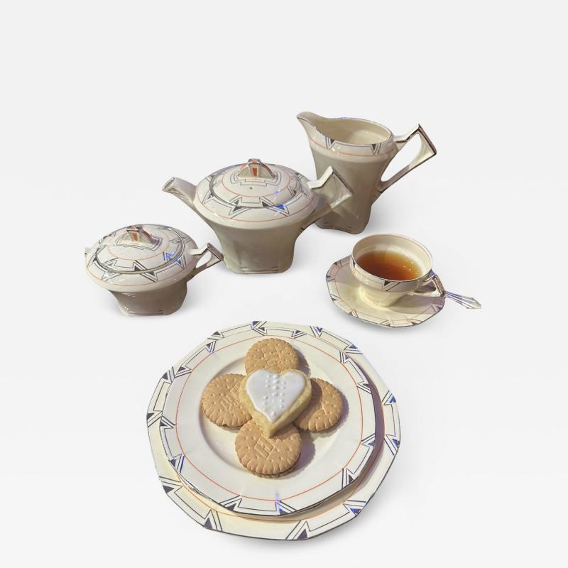 Alfred Meakin English Art Deco China Dinnerware by Alfred Meakin