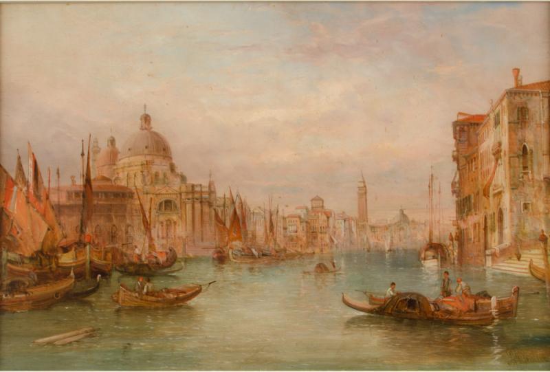 Alfred Pollentine Alfred Pollentine BRITISH 1836 1890 Venice in Sunshine painting