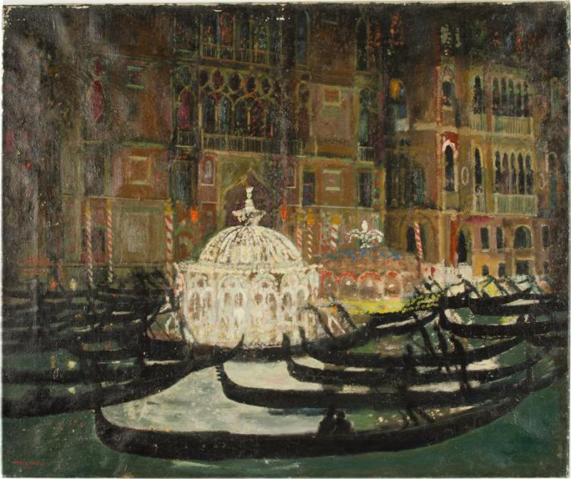 Alfred Reginald Thomson British 1895 1979 Venetian Scene 