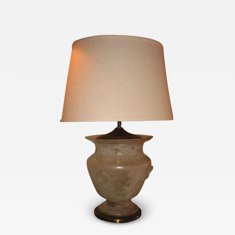 Alfredo Barbini Cenedese Scavo Table Lamp