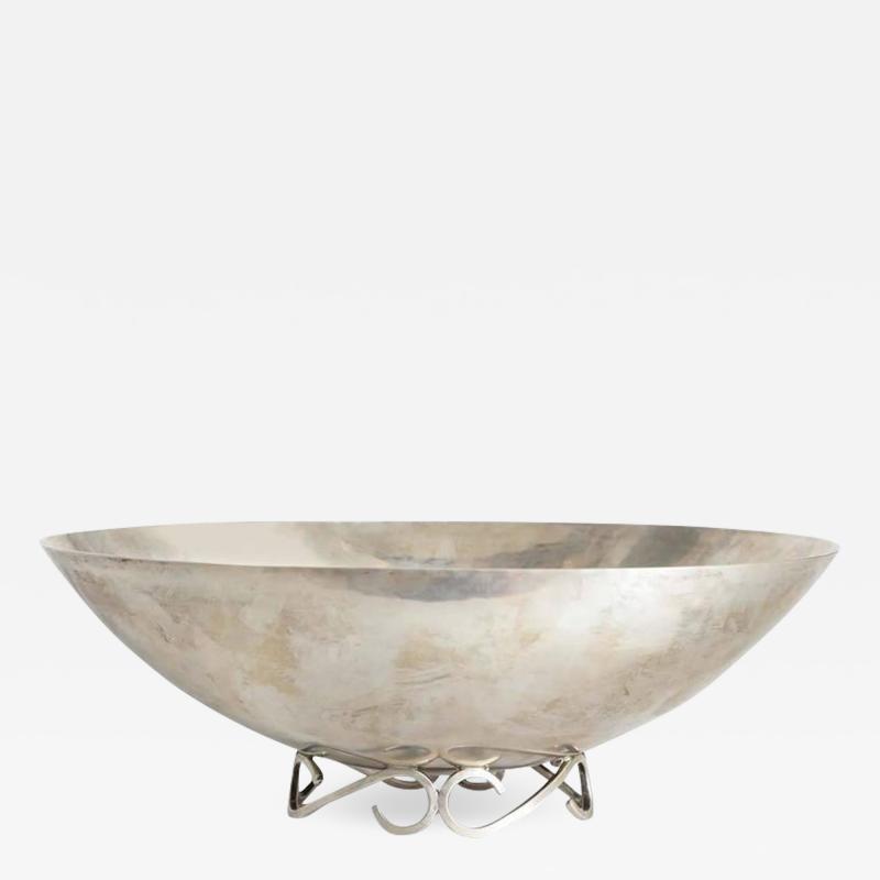 Alfredo Sciarrotta Sterling Silver Modernist Bowl by Sciarotta
