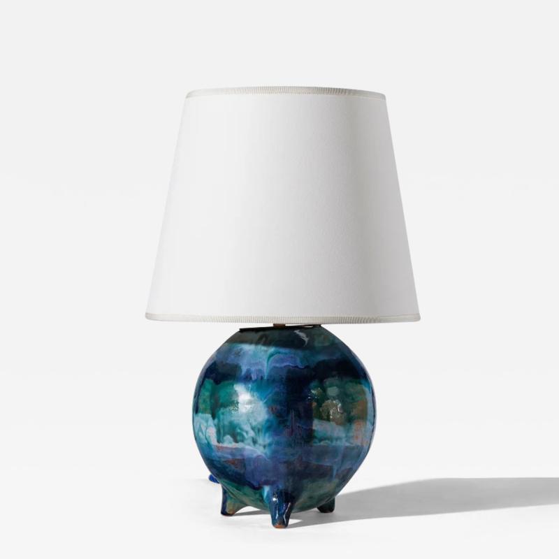 Alice Gavalet Blue Round Lamp 2024