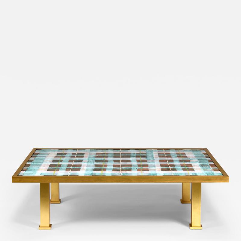 Alice Gavalet Untitled Pink Blue Ceramic Coffee Table 2025