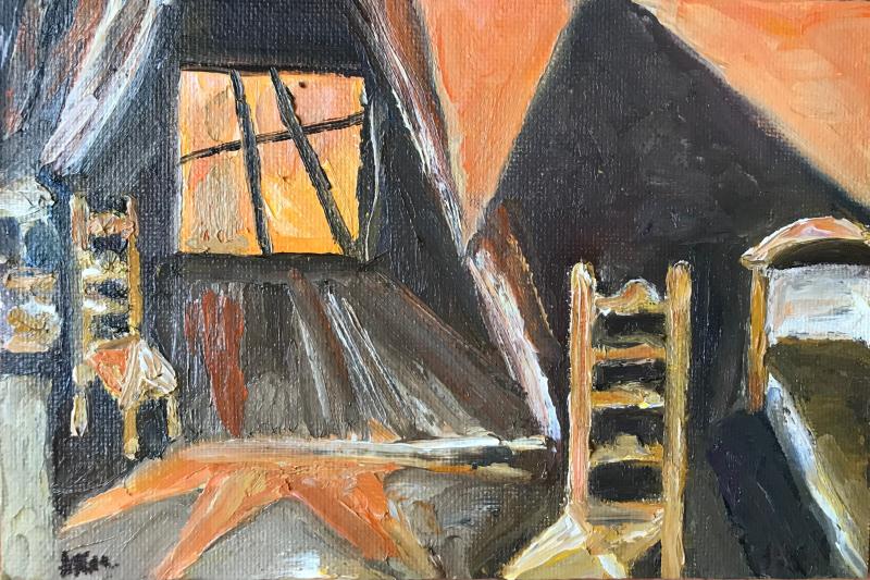 Alla Kechedzhan Dr Caligaris Office Dialog with Robert Vigne