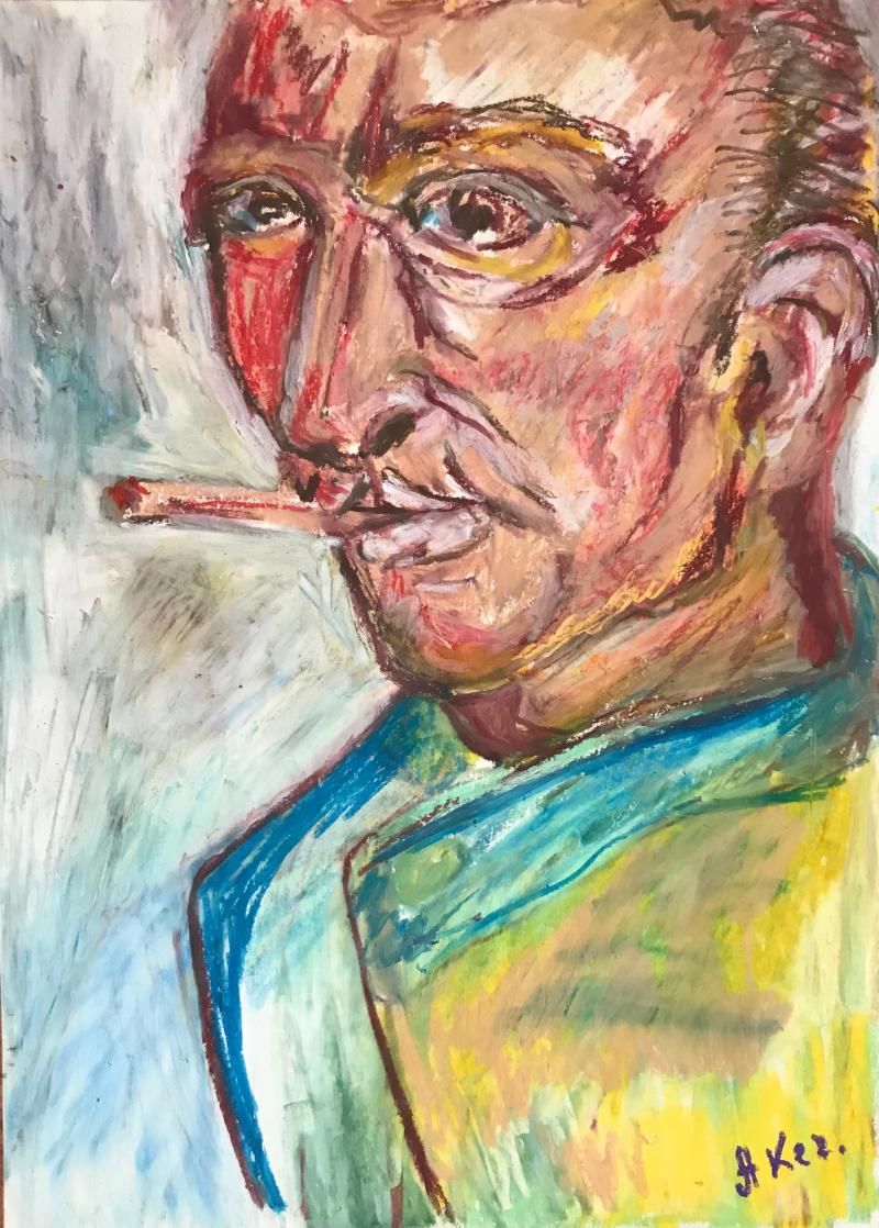 Alla Kechedzhan Portrait of Van Gogh