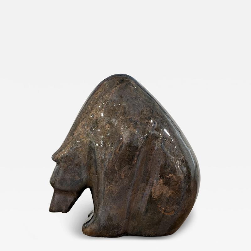 Allan Waidman Copper Blue Speckled Medium Grazing Bear