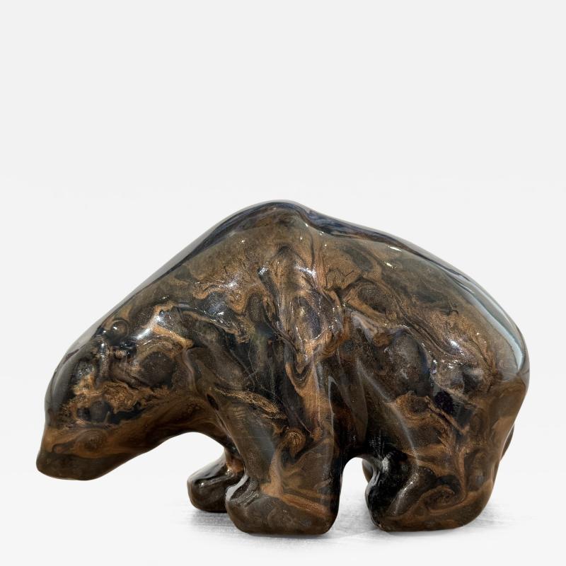 Allan Waidman Copper Swirls Walking Bear
