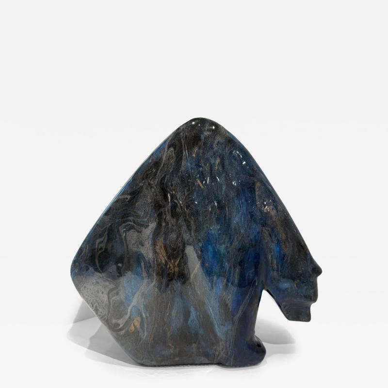 Allan Waidman Large Blue Bear Grazing