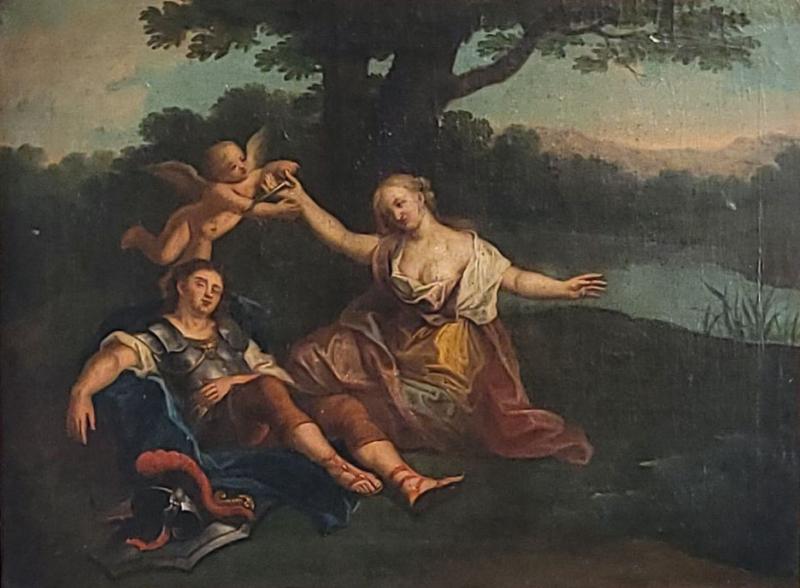 Allegorical Painting French School 17th or 18th century