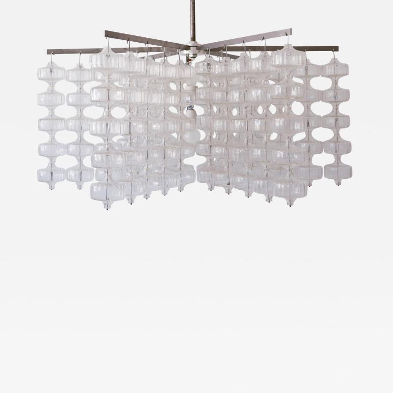 Aloys Gangkofner Huge Mid Century Modern Chandelier by Aloys Ferdinand Gangkofner 1968 Germany