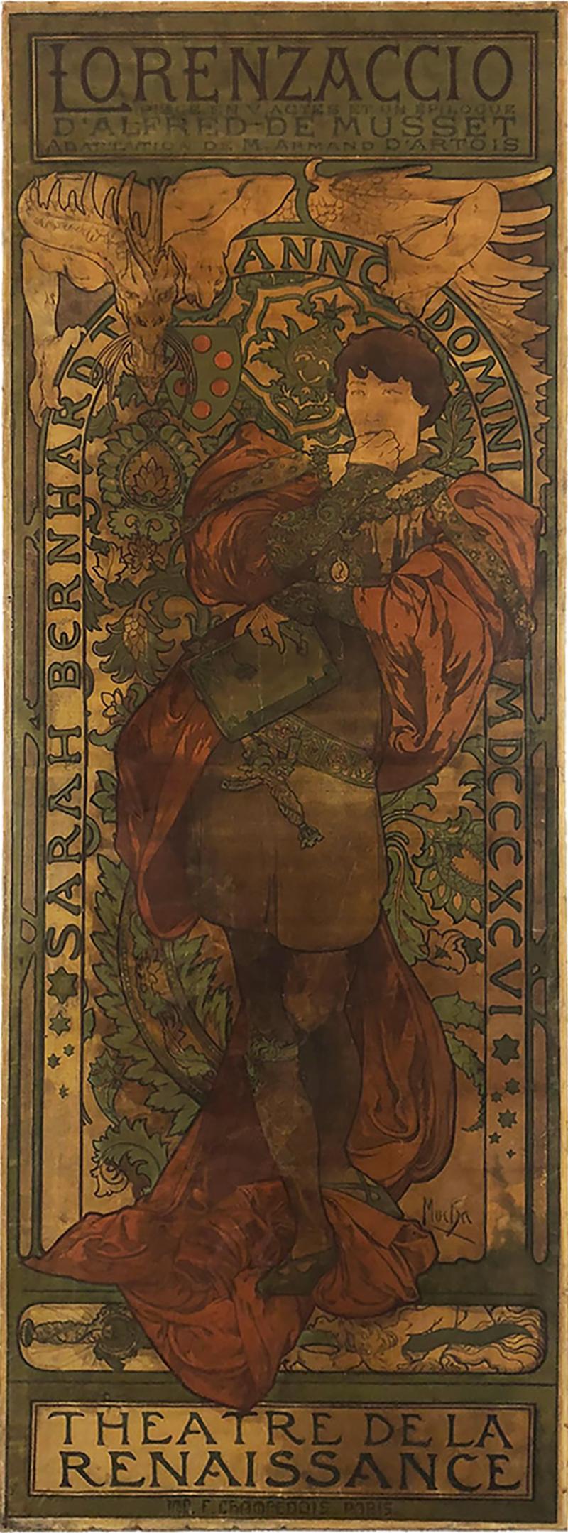 Alphonse Maria Mucha ALPHONSE MUCHA LORENZACCIO poster 1890