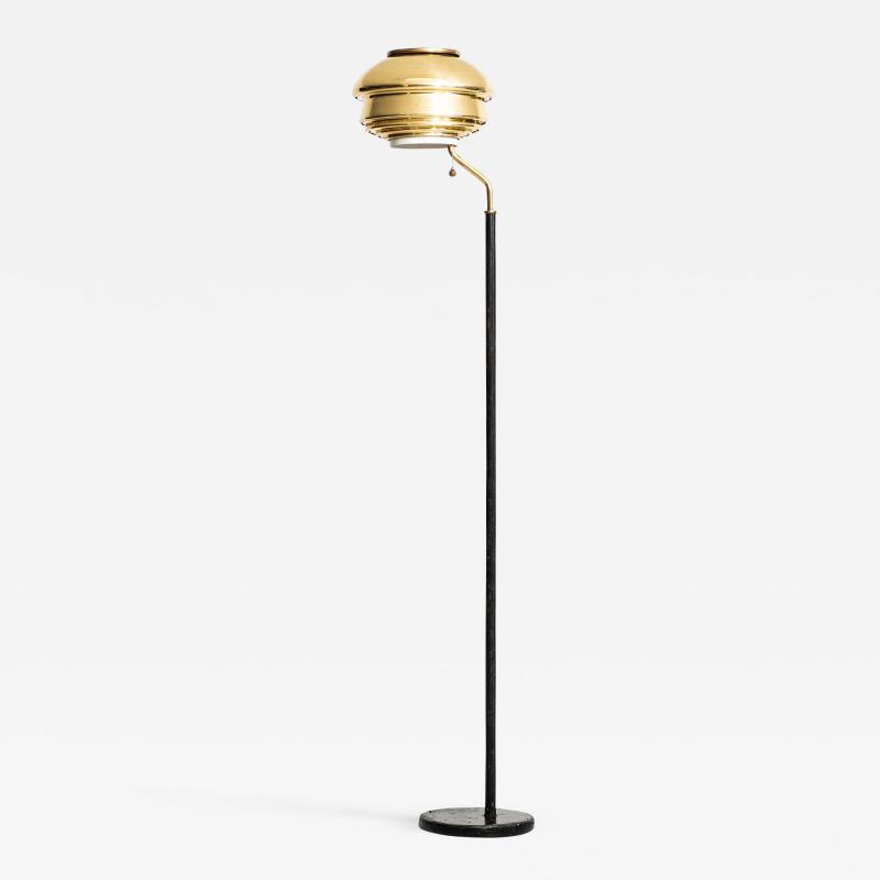 Alvar Aalto Floor Lamp Model A 808 Produced by Valaistusty in Finland