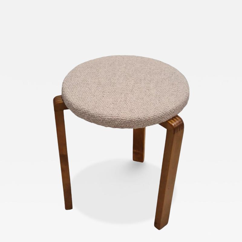 Alvar Aalto Rare Alvar Aalto Finger Joint Wartime Stool Model 60 Artek 1940s