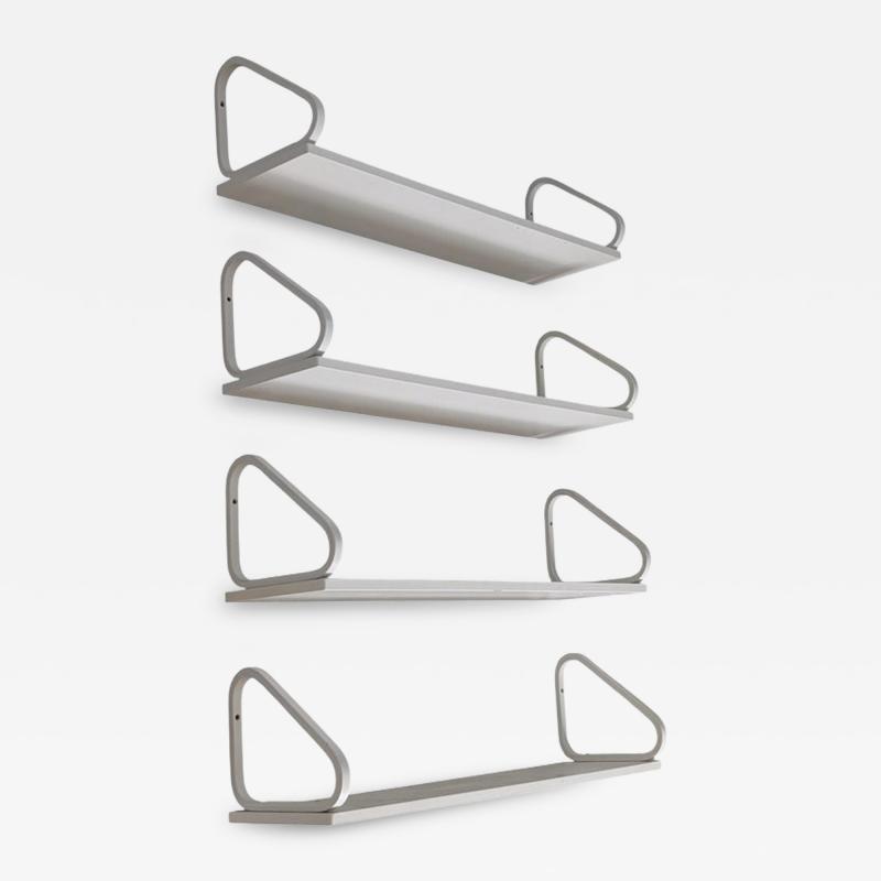 Alvar Aalto Set of Four Mid Century 112B Shelves by Alvar Aalto in White Birch Artek 1960s
