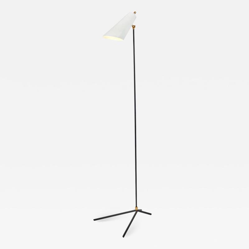 Alvaro Benitez Lucy Floor Lamp in Brass and Metal by Alvaro Benitez