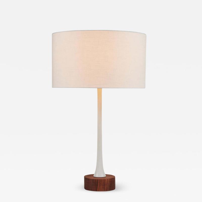 Alvaro Benitez Sofi Metal and Wood Table Lamp by Alvaro Benitez