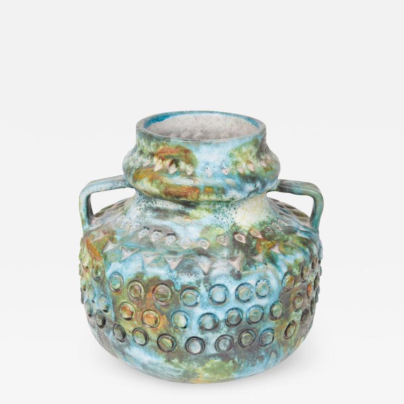 Alvino Bagni COLORFUL CERAMIC SEA GARDEN VASE BY ALVINO BAGNI FOR RAYMOR