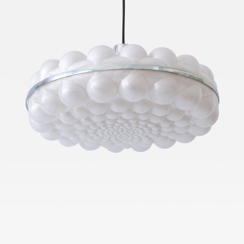 Amazing Mid Century Modern Bubble Pendant Lamps or Hanging Lights Germany 1970s