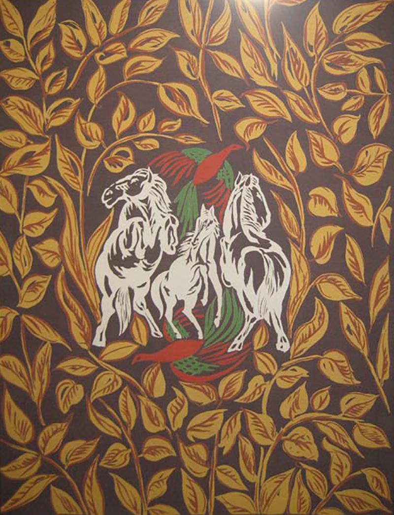 Amazing Raoul Dufy Aubusson Tapestry Signed