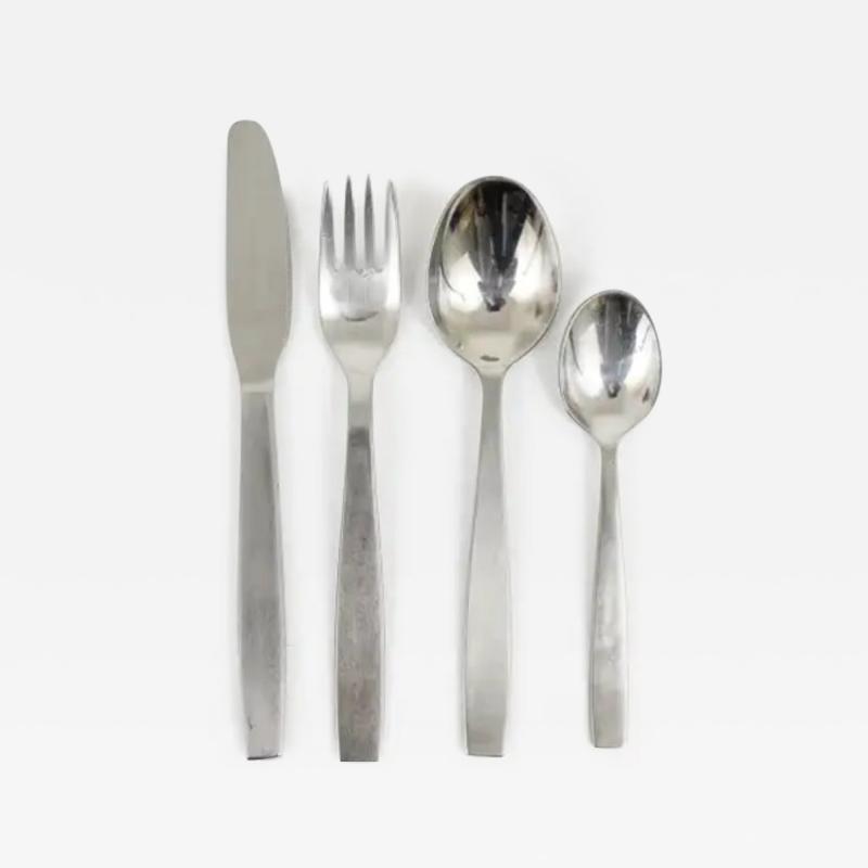 Amboss Austria Amboss Austria 2050 Modernist Flatware Cutlery for Six by Helmut Alder 1950s