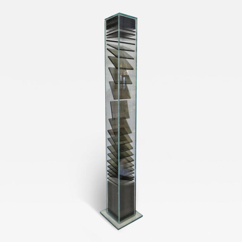 American Abstract Expressionist Glass Sculpture