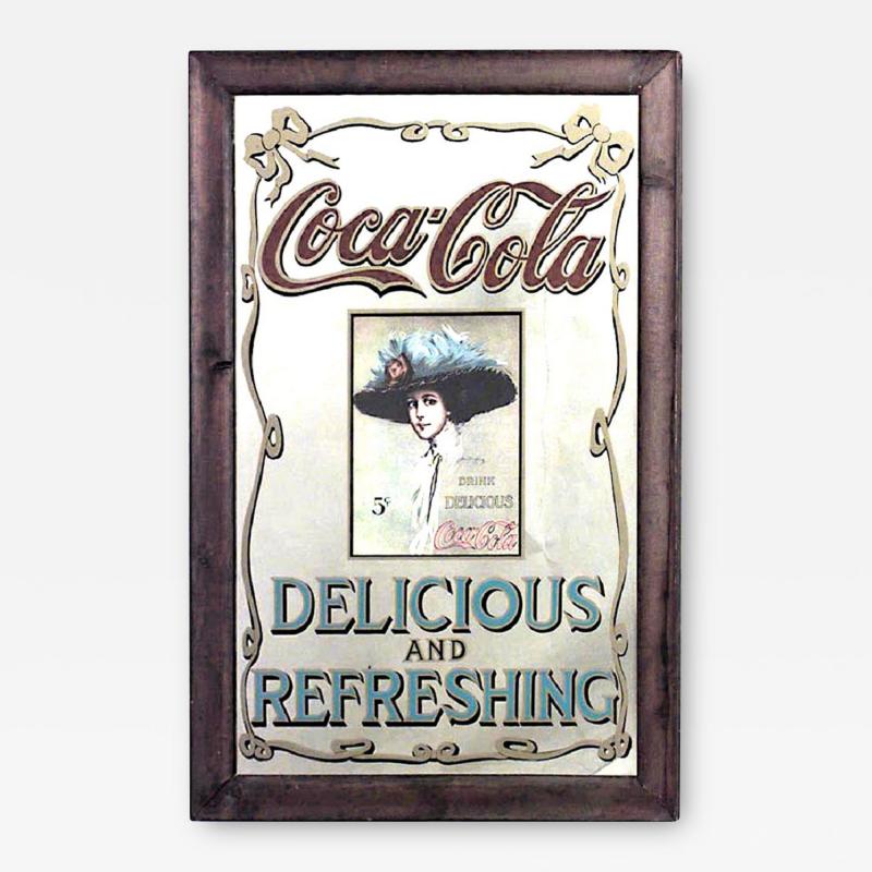 American Antique Coca Cola Wall Mirror
