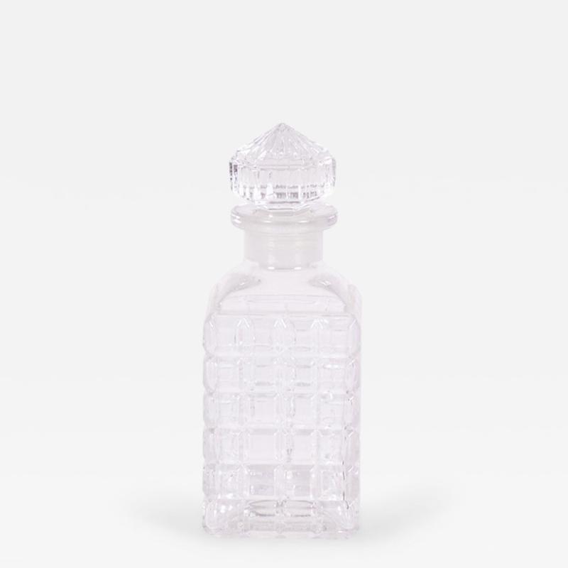 American Art Deco Crystal Perfume Bottle