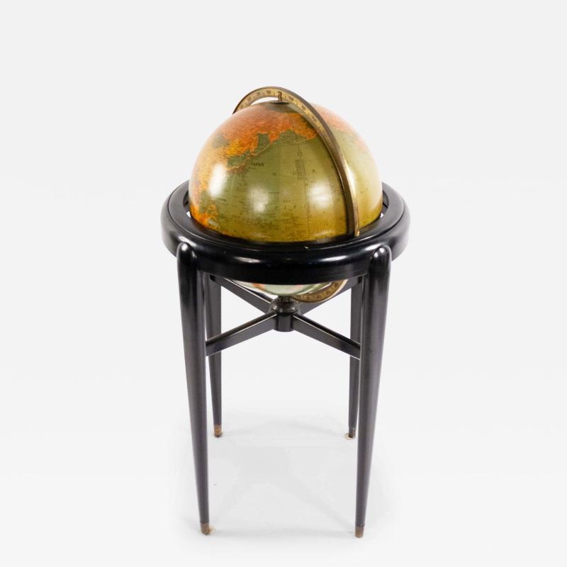 American Art Deco Illuminated Globe