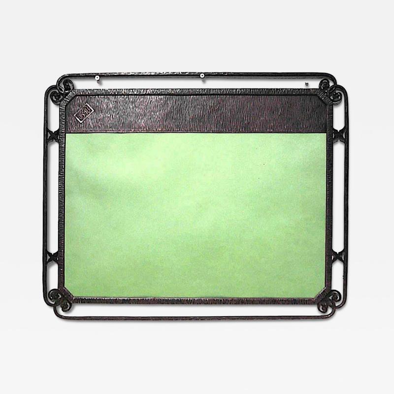American Art Deco Wrought Iron Desk Blotter
