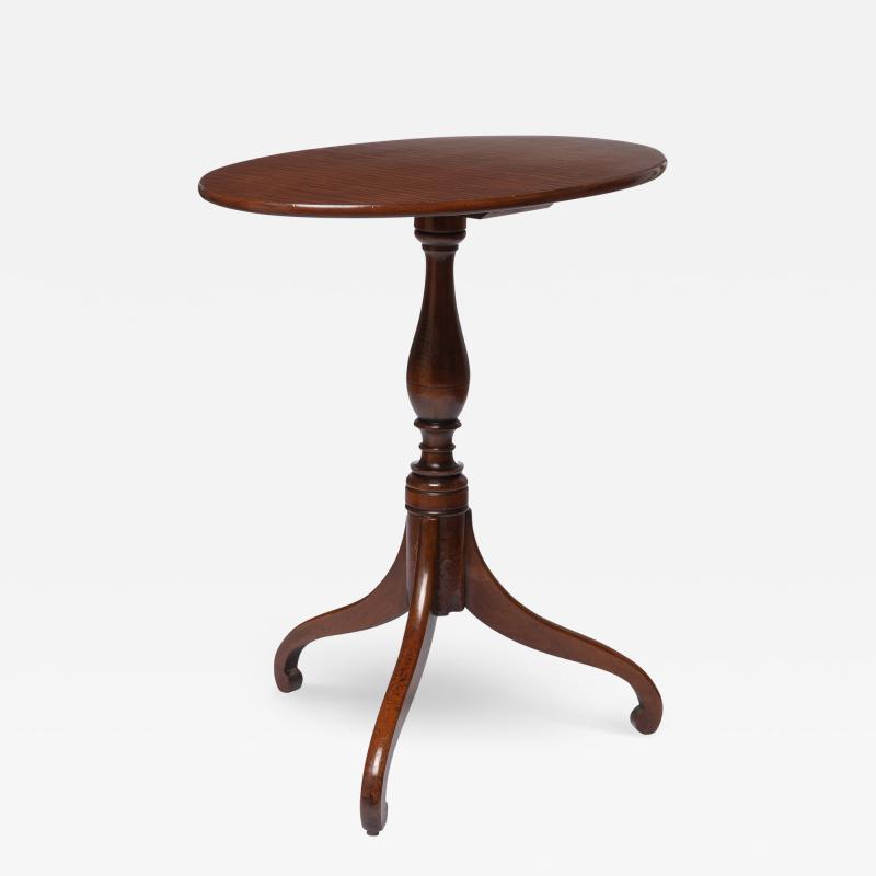 American Cherry Hepplewhite Candle Stand 1800