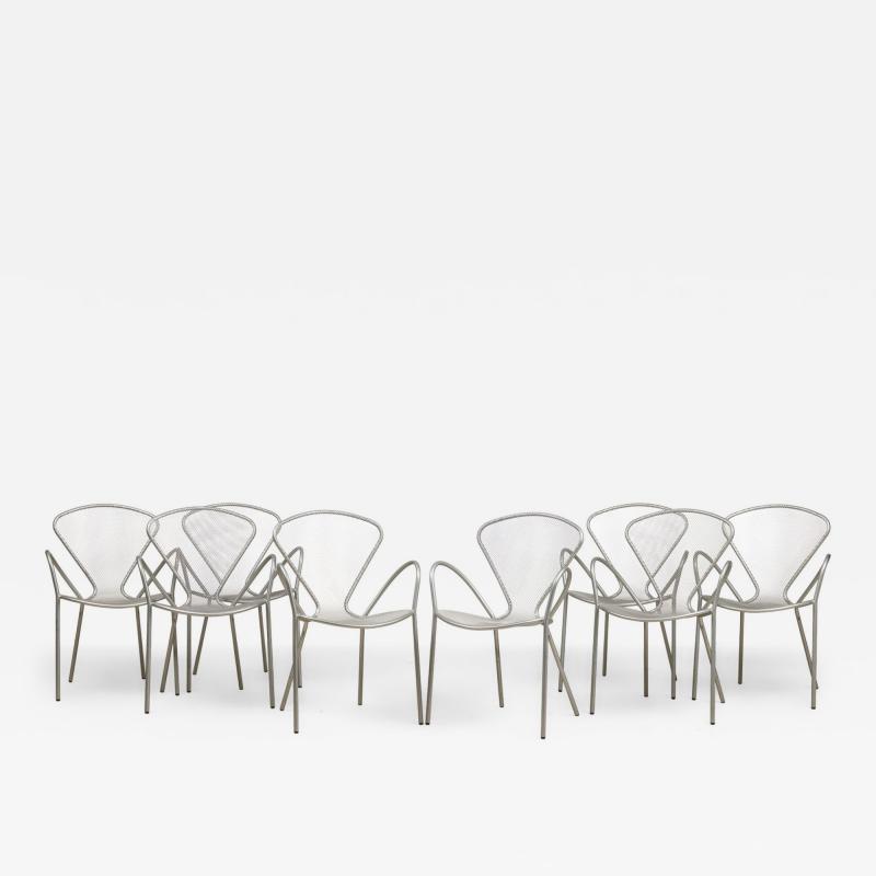 American Contemporary Steel Mesh Stackable Chairs
