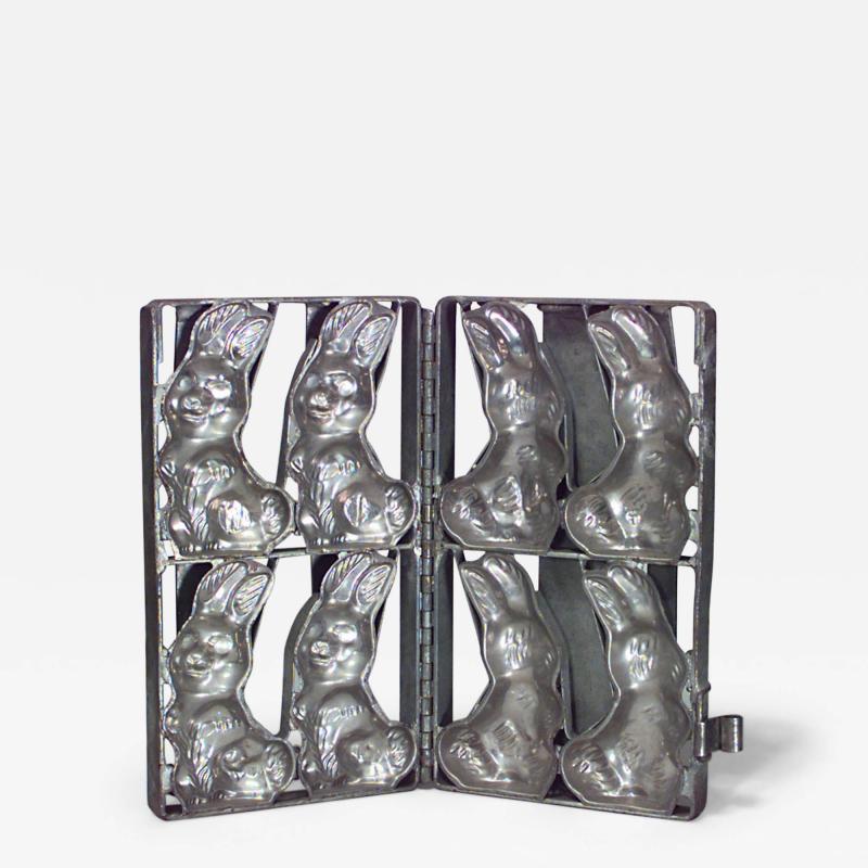 American Country Metal Rabbit Shaped Chocolate Mold