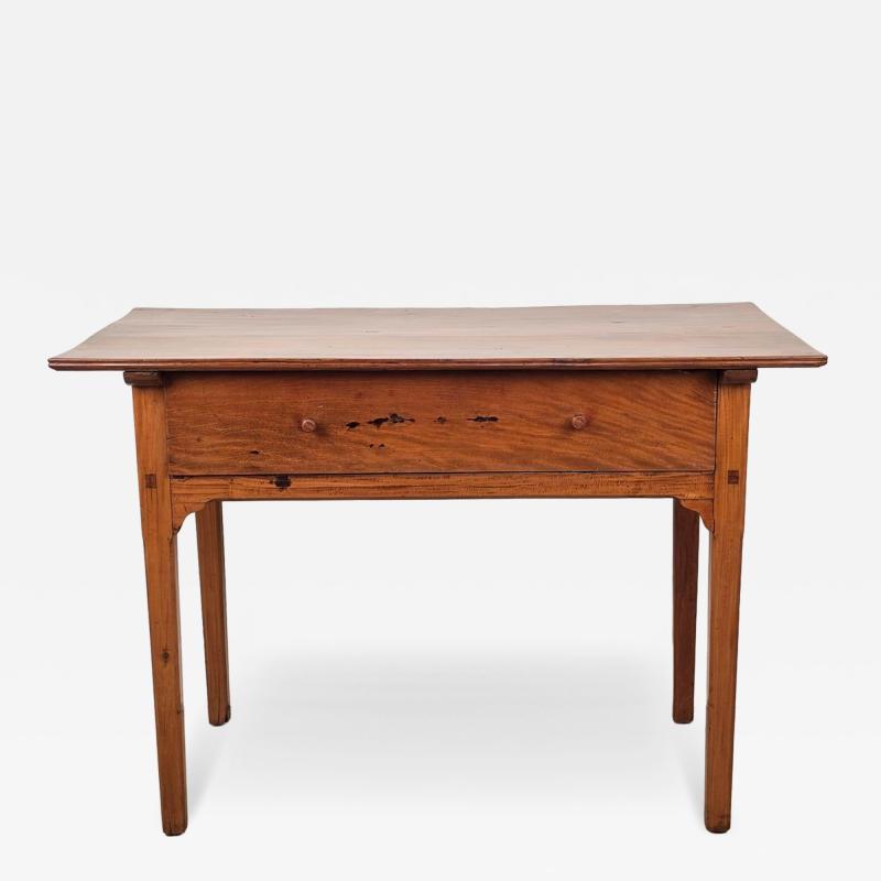 American Fruitwood One Drawer Tavern Table circa 1810