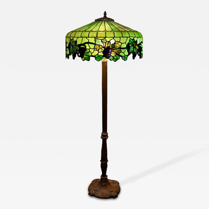 American Leaded Floor Lamp Chandelier