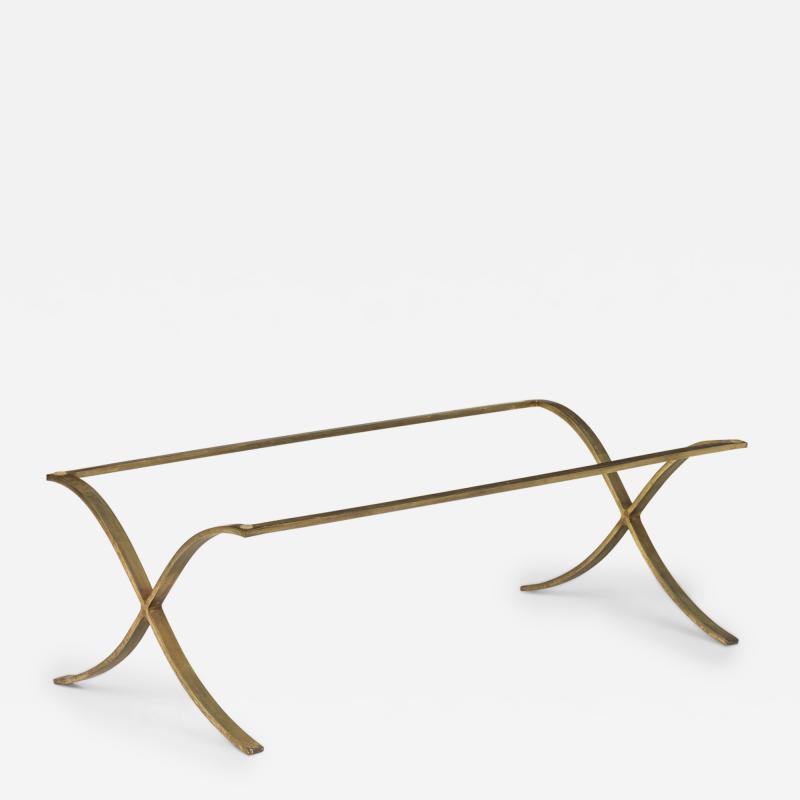 American Mid Century Barcelona Bronze Coffee Cocktail Table
