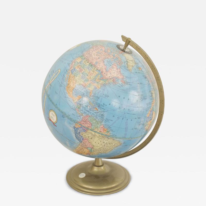 American Mid Century Desk Globe
