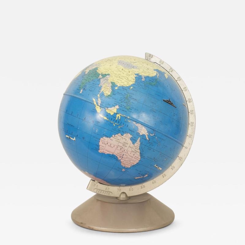 American Mid Century Desk Globe