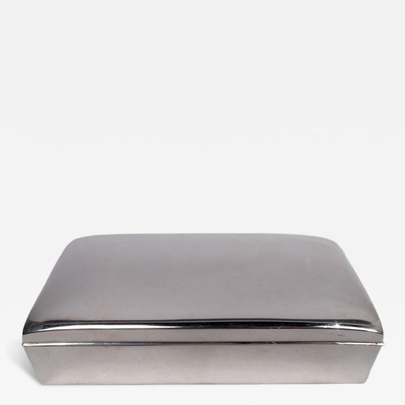 American Midcentury Modern Sterling Silver Box