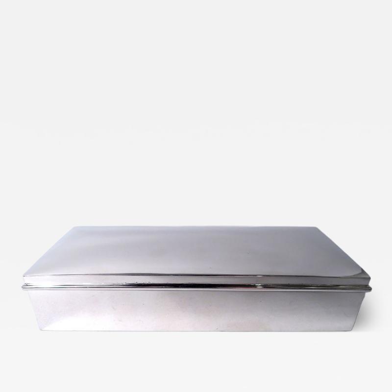 American Midcentury Modern Sterling Silver Desk Box