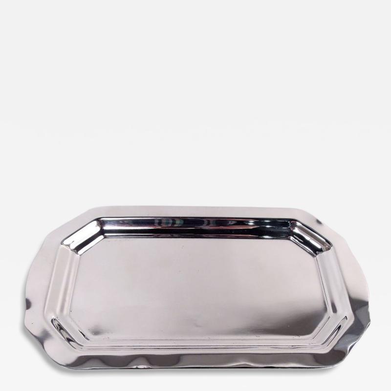 American Midcentury Modern Sterling Silver Rectangular Desk Tray