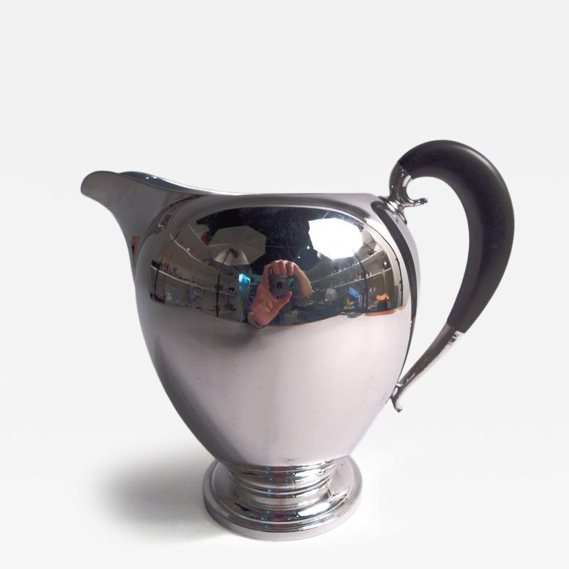 American Midcentury Modern Sterling Silver Water Pitcher