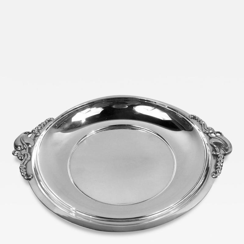 American Midcentury Sterling Silver Bowl in Danish Modern Style