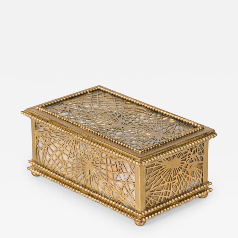 American Mission Bronze Spider Web Box