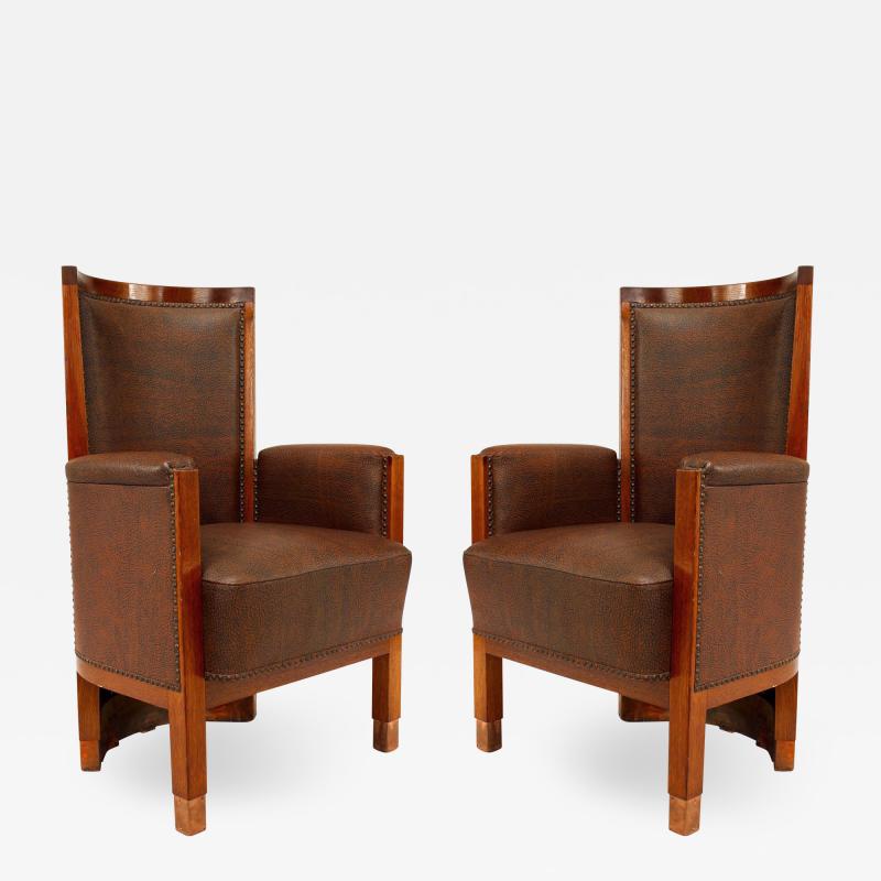 American Mission Oak Arm Chairs