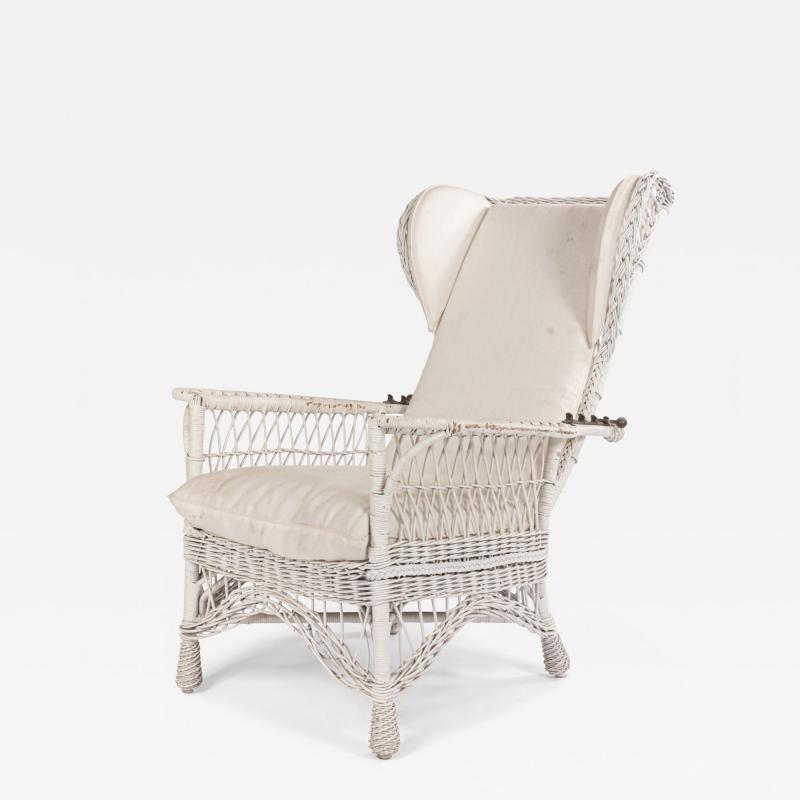 American Mission Wicker Morris Chair