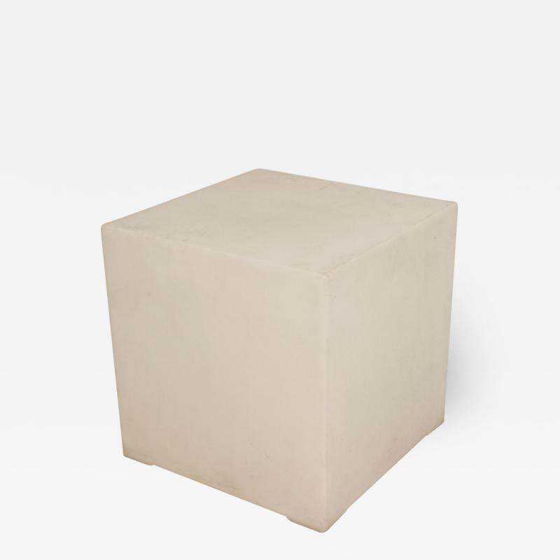 American Modern Plastic Lighted Cube End Tables