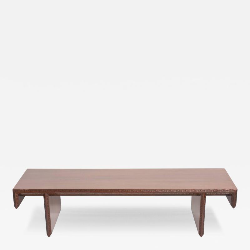 American Modern Walnut Taliesin Group Low Table or Bench Frank Lloyd Wright