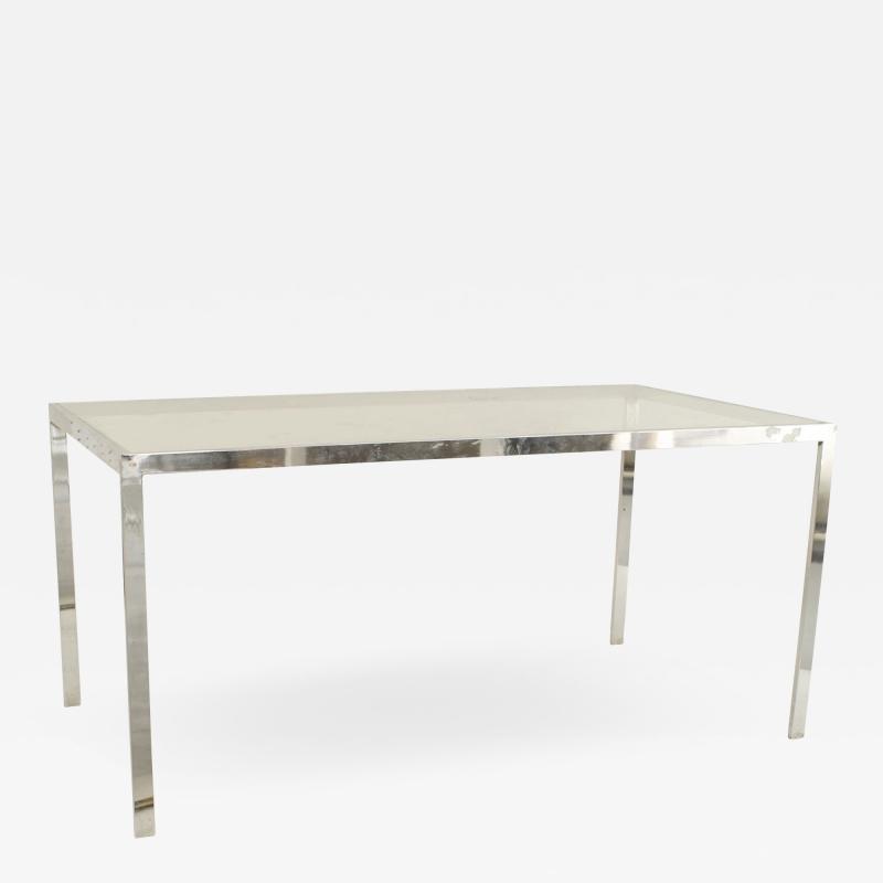 American Post War Design Chrome Dining Table