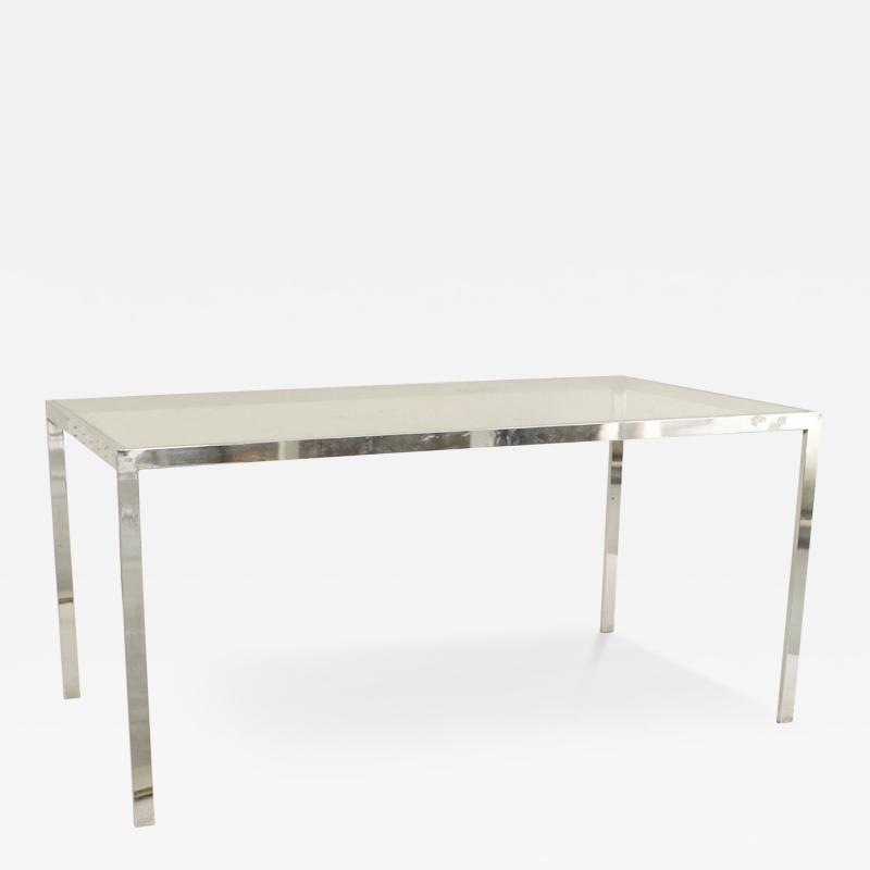 American Post War Design Chrome Dining Table